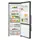 Refrigerator LG GR-B589BQCM.AMCQMER Bottom Freezer, 446 L, No Frost, Inverter, Black, 4 image