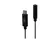 Adapter 2E MAC010 3.5mm to Type-C, Black, 3 image