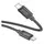 Cable Hoco X122 Benefit USB-C to USB-C, 60W, Silicone, 1 m, Black, 4 image