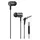 Earphones 2E 2E-IEX1GY X1 Extra Bass, Wired, with Mic, Grey