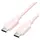 Cable Vention TRCPF USB 2.0 Type-C 60W PD Cable 1m Pink, 2 image