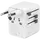 Travel Adapter CANYON OnTour 70 CNS-TA70W1006W, EU/UK/US/AUS, 70W GaN, 3x USB-C, 2x USB-A, White, 3 image