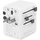 Travel Adapter CANYON OnTour 70 CNS-TA70W1006W, EU/UK/US/AUS, 70W GaN, 3x USB-C, 2x USB-A, White, 4 image