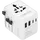 Travel Adapter CANYON OnTour 70 CNS-TA70W1006W, EU/UK/US/AUS, 70W GaN, 3x USB-C, 2x USB-A, White