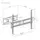 TV Wall Mount Viper LPA78-466, 37"-80", 40 kg, VESA 600x400, Full-motion, Black, 3 image