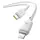 Cable Baseus P10377700213-01 Silky Series Fast Charging Cable Type-C to Lightning 20W 2m Moon White, 2 image