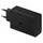 Mobile Charger Samsung 65W Power Adapter Trio EP-T6530NBEGEU, 2x USB-C, USB-A, Super Fast Charging 2.0, Black, 2 image
