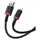 USB Cable Baseus Dura Series Fast Charging Cable USB to Lightning 2.4A 1m P10377801U01-01, Red/Black, 2 image