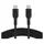 USB Cable Belkin BoostCharge Braided USB-C to USB-C Cable 60W, 1m, Black CAB004bt1MBK, 2 image