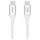 USB Cable Belkin CAB015bt1MWH BoostCharge USB-C to USB-C Braided Cable 240W, 1m, White, 3 image