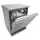 Dishwasher LG DFC513FVE.APZPMER, 14 Place Settings, 60 cm, QuadWash, Inverter, Silver, 2 image
