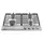 Gas Hob Hansa BHGI650103, 4 Gas Burners, Auto Ignition, Gas Control, 60 cm, Stainless Steel, 2 image