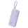 Power Bank CANYON OnPower 101 CNS-CPB101PU, 10000mAh, PD 22.5W, Built-in USB-C Cable, Purple, 2 image