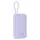 Power Bank CANYON OnPower 101 CNS-CPB101PU, 10000mAh, PD 22.5W, Built-in USB-C Cable, Purple, 3 image