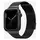 Smart Watch Strap Uniq Dante Apple Watch 41/40/38mm, Stainless Steel Mesh, Graphite