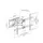 TV wall mount Stell Extensible adjustable mount for TV 37" - 80" Max. loading: 50 kg SHO 5630, 5 image