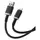 Cable Baseus Dura Series USB-A to Lightning 2.4A 1m P10377801U01-00, Black/Gold, 4 image