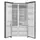 Refrigerator Toshiba GR-RS755WI-PMJ(05), Side by Side, 582 L, Inverter, A++, Morandy Grey, 3 image
