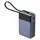 Power Bank CANYON OnPower 600 CNS-CPB600DG 20000mAh, PD 65W, Built-in USB-C Cable, LCD, Dark Grey