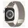 Smart Watch Strap Uniq Dante Apple Watch 42/41/40mm, Stainless Steel Mesh, Starlight, 3 image