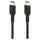 USB Cable Belkin BoostCharge Braided USB-C to USB-C Cable 60W, 0.15m, Black CAB004bt0MBK, 3 image