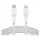USB Cable Belkin BoostCharge USB-C to Lightning Braided Cable 1M CAA004bt1MWH White, 4 image