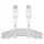 USB Cable Belkin BoostCharge USB-C to USB-C Braided Cable 60W 1M CAB004bt1MWH, White