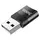 Adapter Hoco UA17 USB-A Male to Type-C Female, USB 2.0, OTG, Black, 2 image