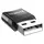 Adapter Hoco UA17 USB-A Male to Type-C Female, USB 2.0, OTG, Black, 3 image