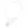 Cable Hoco X88 Gratified USB to Micro-USB, 2.4A, 1m, White, 2 image