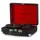 Turntable Crosley Cruiser Plus CR8005F-BK, Bluetooth, 3-Speed (33/45/78), Built-in Speakers, Black, 4 image