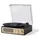 Record Player Crosley Miles CR6045A-BK, 3-Speed, Bluetooth In/Out, Built-in Speakers, Black, 2 image