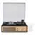 Record Player Crosley Miles CR6045A-BK, 3-Speed, Bluetooth In/Out, Built-in Speakers, Black, 4 image
