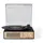 Record Player Crosley Miles CR6045A-BK, 3-Speed, Bluetooth In/Out, Built-in Speakers, Black