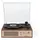 Record Player Crosley Miles CR6045A-WA, 3-Speed, Bluetooth In/Out, Built-in Speakers, Walnut, 4 image