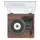 Record Player Crosley Miles CR6045A-WA, 3-Speed, Bluetooth In/Out, Built-in Speakers, Walnut, 6 image