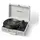Record Player Crosley Cruiser Plus CR8005F-WS, Bluetooth In/Out, 3 Speeds, Built-in Speakers, White Sand