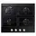 Gas Hob Samsung NA64H3000AK/WT, 4 Burners, 60 cm, Tempered Glass, Cast Iron Grates, Black, 2 image