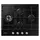 Gas Hob Samsung NA64H3030BK/WT 60 cm, 4 burners, tempered glass, cast iron grates, Black, 2 image