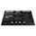 Gas Hob Samsung NA64H3030BK/WT 60 cm, 4 burners, tempered glass, cast iron grates, Black
