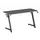 Game table Vertex VX-GD-02RGBB Gaming Desk With RGB Lighting On Desk Edge Black/Matte Black, 2 image