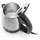Electric Kettle ETA618890010 Holiday, 0.5 L, 1000W, Stainless Steel, Black/Silver, 3 image