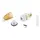 Handheld Vacuum Cleaner ETA 142390000 Verto II, Cordless, 9.6V NiMH, 400 ml, HEPA, White/Golden, 5 image