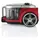Vacuum Cleaner ETA Stormy Turbo 351790000, 800W, 2.2 L, HEPA H13, Turbo Brush, Black/Red, 5 image
