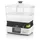 Food Steamer ETA Calderon II 113490010, 1800W, 11 L, 2 Containers, 6 Programs, LCD, Grey/White, 3 image
