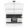 Food Steamer ETA Calderon II 113490010, 1800W, 11 L, 2 Containers, 6 Programs, LCD, Grey/White
