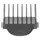 Hair Clipper ETA 534590000 Jasper, Hair & Beard, Li-ion, 0.7–30 mm, 6 Combs, Black, 6 image