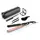 Hair Straightener ETA933690010 Fenité Black Edition, 45W, 150-230°C, Ceramic, LED Display, Gift Set, Black/Rose Gold