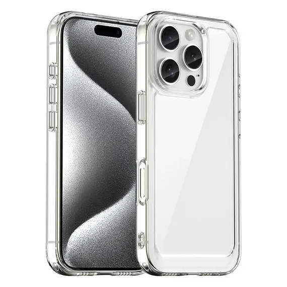 Mobile Case TVC iPhone 16 Pro Clear Case TPU + Acrylic Back Cover