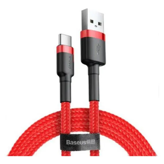 Cable Baseus CATKLF-C09 Kevlar USB Cable USB-A to Type-C 2A 2m Red